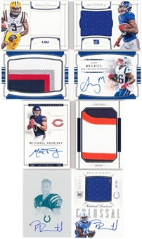 2015-2018 Panini National Treasures Football Assorted Lot - Collection Of (5) Cards 